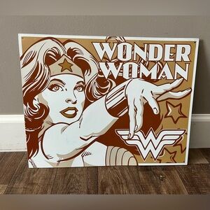 Wonder Woman tin sign decor ❤️💙💛